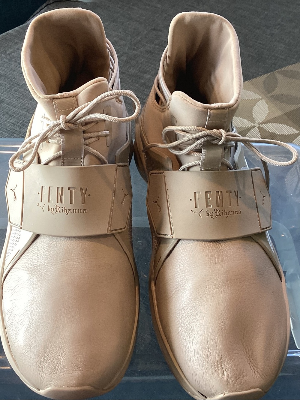 FENTY by Rihanna Women's Nude/Tan High-Top Sneakers